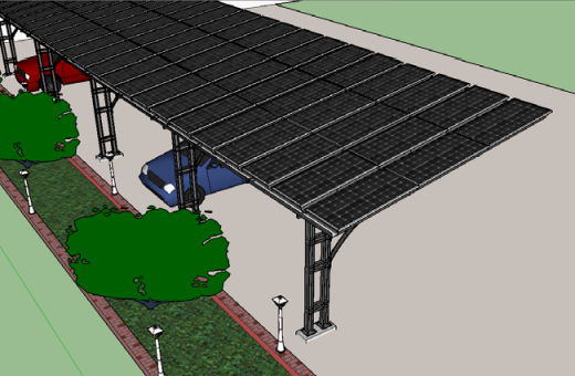 painel solar  3D Warehouse